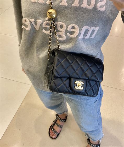 chanel mini chain me tote|chanel mini flap bags.